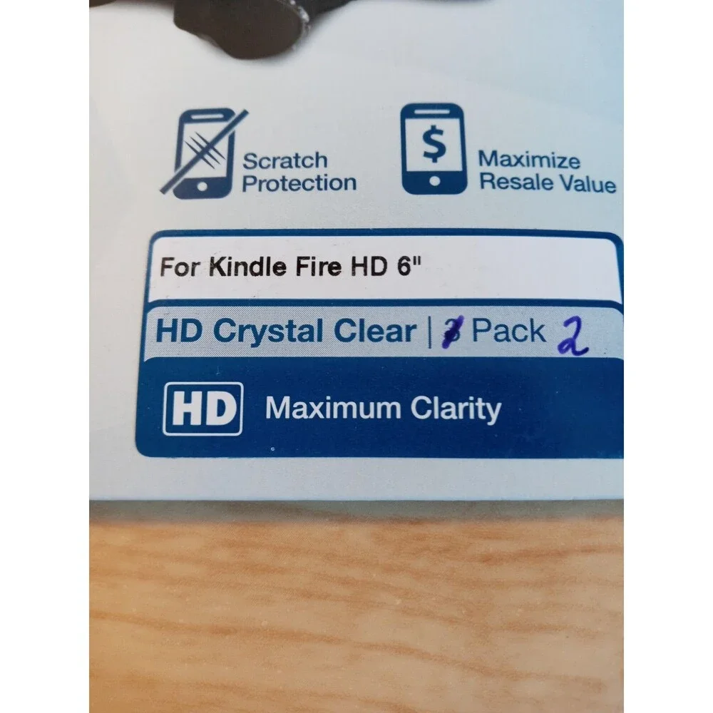 Tech Armor Kindle Fire HD 6” Screen Protector (2 Pack)